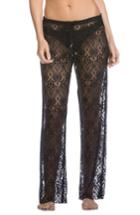 Women's Becca Poetic Lace Cover-up Pants - Black