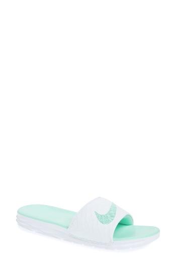 Women's Nike 'benassi Solarsoft 2' Slide Sandal M - White