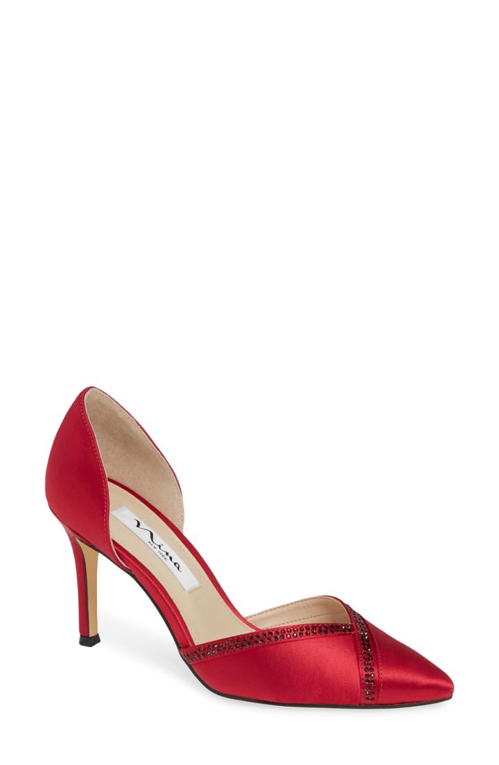Women's Nina Diora D'orsay Pump .5 M - Red
