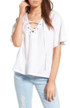 Women's Ag Kelly Lace-up Cotton Top