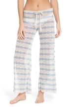 Women's Becca Copa Cabana Crochet Cover-up Pants - Blue