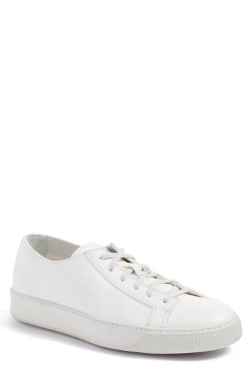 Men's Santoni Cleanic Sneaker .5 D - White
