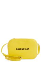 Balenciaga Extra Small Everyday Calfskin Camera Bag - Yellow