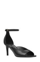 Women's Nine West Avielle Ankle Strap Sandal .5 M - Black