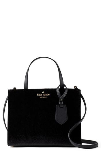 Kate Spade New York Thompson Street - Sam Velvet Satchel - Black