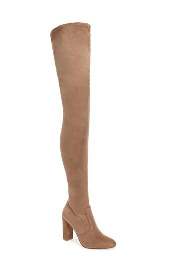 Women's Steve Madden Ezra Thigh High Boot .5 M - Brown