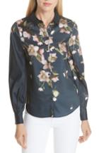 Women's Ted Baker London Laniie Arboretum Blouse - Blue