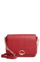 Sole Society Colie Faux Leather Crossbody Bag - Red