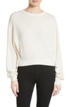 Women's Theory Verlina Silk Blend Sweater, Size - Ivory