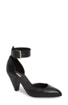 Women's Topshop Jazzie Ankle Strap D'orsay Pump .5us / 36eu - Black