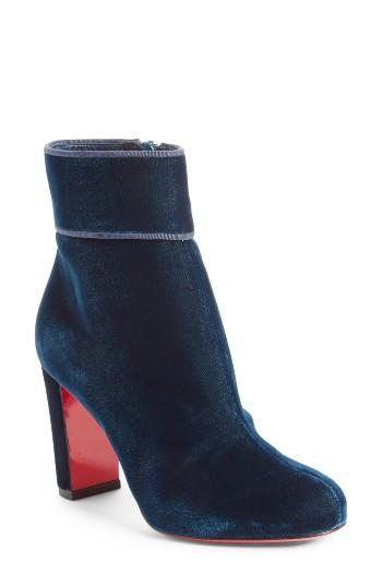 Women's Christian Louboutin Moulamax Bootie Us / 35eu - Blue