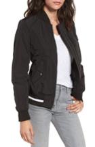 Women's Andrew Marc Foster Nylon Twill Bomber Jacket