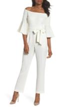 Women's Eliza J Off The Shoulder Jumpsuit - Ivory