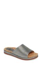 Women's Johnston & Murphy Jenny Slide Sandal .5 M - Grey