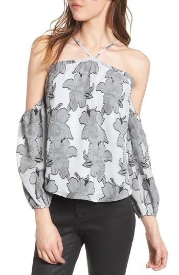 Women's Leith Cold Shoulder Top - Blue