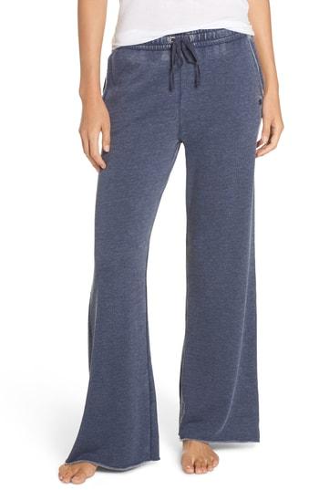 Women's Joe's Wide Leg Sleep Pants - Blue