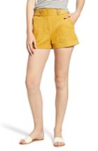 Women's Socialite High Waist Sailor Shorts - Yellow