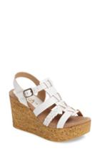 Women's Sbicca Pluto Wedge Sandal M - White