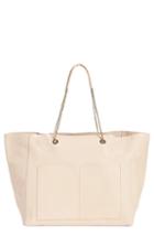 Sezane Gaby Leather Tote -