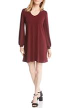 Women's Karen Kane Harper Blouson Sleeve Shift Dress - Red