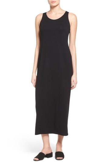Women's Eileen Fisher Midi Tank Dress, Size - Black