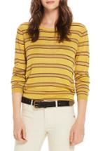 Women's Scotch & Soda Stripe Crewneck Sweater - Yellow