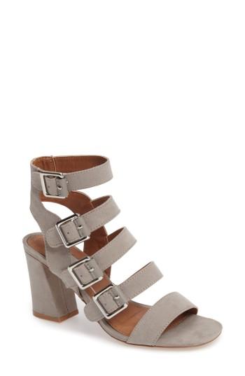 Women's Topshop Natasha Cage Sandal .5us / 37eu - Grey