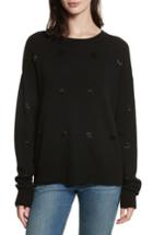 Women's Elizabeth And James Fionn Beaded Fringe Sweater - Black