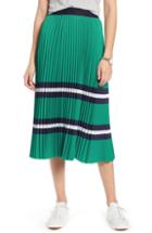 Women's 1901 Pleated Polo Midi Skirt, Size - Green