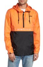 Men's Vans Nasa Packable Water Resistant Anorak Jacket - Orange