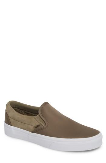 Men's Vans Surplus Nylon Slip-on Sneaker M - Green