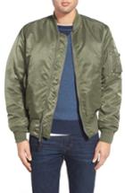 Men's Alpha Industries Reversible Flight Jacket, Size - Green