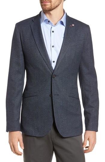 Men's Ted Baker London Burkett Trim Fit Blazer Tall - Blue