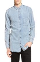 Men's Zanerobe Tiktak Seven Ft Woven Shirt - Blue