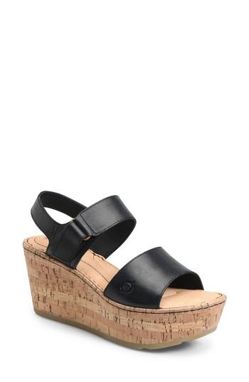 Women's B?rn Mae Platform Wedge M - Black