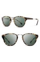 Women's Shwood 'ainsworth' 49mm Polarized Sunglasses - Tortoise/ Silver/ G15 Polar