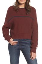 Women's Rvca Jammer Seed Stitch Sweater - Burgundy