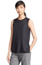 Women's Rag & Bone 'maude' Silk Tank - Black