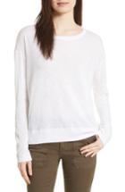 Women's Vince Drop Shoulder Long Sleeve Tee - White