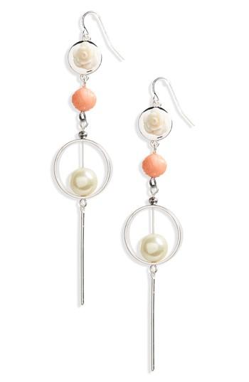 Women's Canvas Drop Earrings