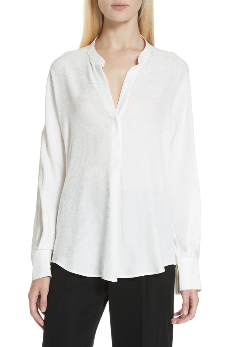 Women's L'agence Annika Lace Top - Metallic