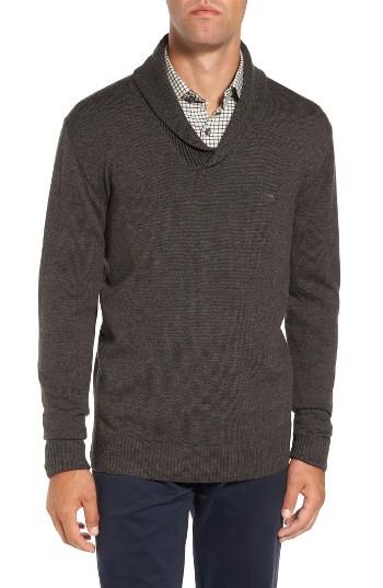 Men's Rodd & Gunn Pt Chevalier Shawl Collar Sweater - Brown