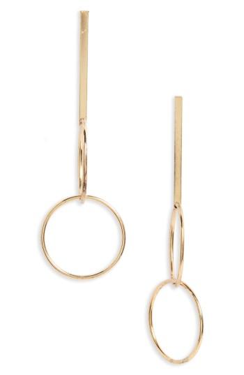 Women's Bp. Bar & Hoop Drop Earrings