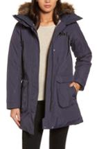 Women's Helly Hansen W Spitsbergen Ii Faux Fur Trim Down & Feather Fill Parka - Blue