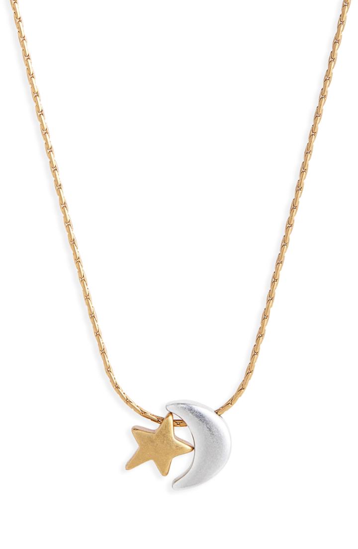 Women's Madewell Star & Moon Necklace