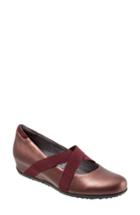 Women's Softwalk Waverly Mary Jane Wedge M - Red
