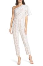 Women's Harlyn One-shoulder Lace Jumpsuit - Ivory