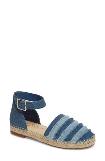 Women's Sole Society Stacie Espadrille Sandal M - Blue