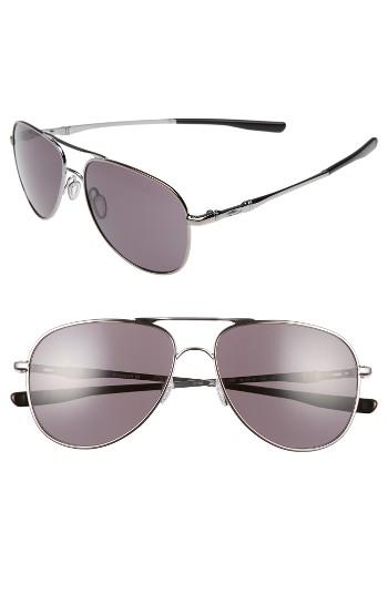 Women's Oakley Elmont 58mm Aviator Sunglasses - Gold/ Jade Iridium