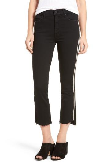 Women's Mother The Insider Crop Jeans - Black